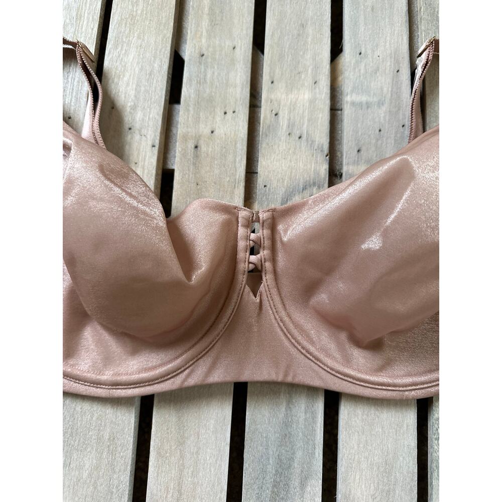 Nwot Torrid Curve Unlined Demi Glossy Mesh Ballet… - image 4